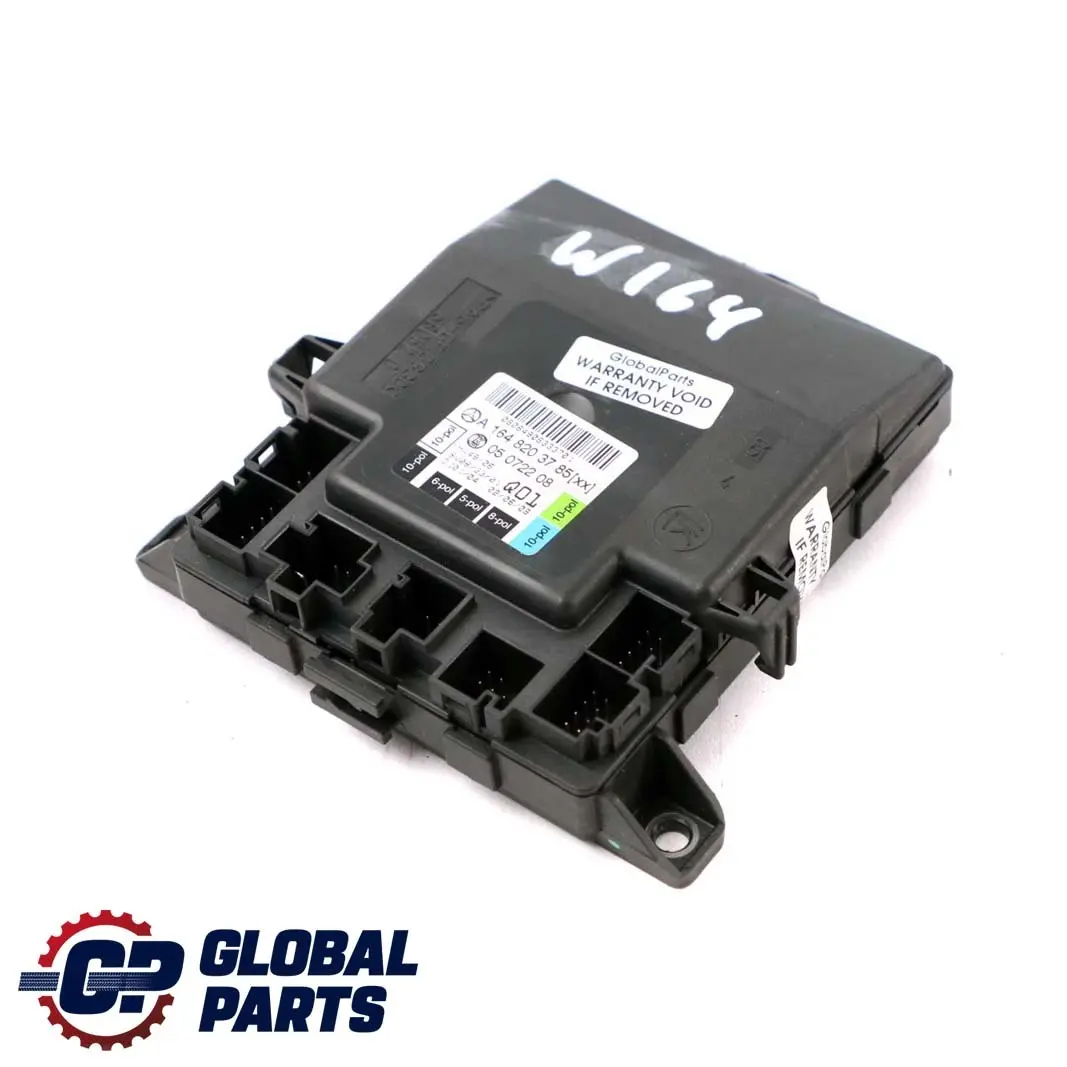 Vorne Links Steuergerät Modul Tür für Mercedes ML W164 mit Teilenummer A1648203785 Mercedes ML W164 Vorne Links Steuergerät Modul Tür - SKU A1648203785 - Teilenummer A1648203785