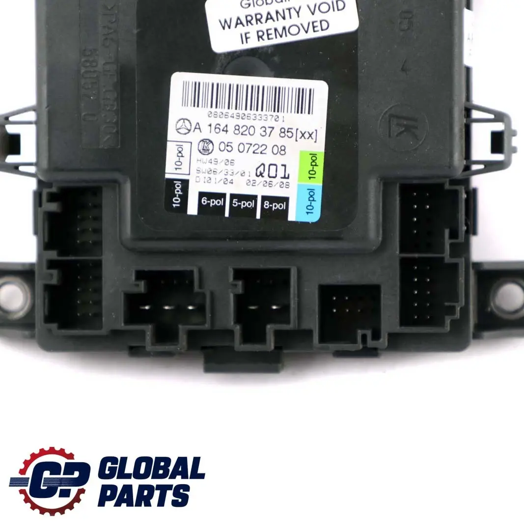 Modulo centralina anteriore sinistra porta per Mercedes ML W164 con numero di parte A1648203785 Mercedes ML W164 Modulo centralina anteriore sinistra porta - SKU A1648203785 - Numero di parte A1648203785
