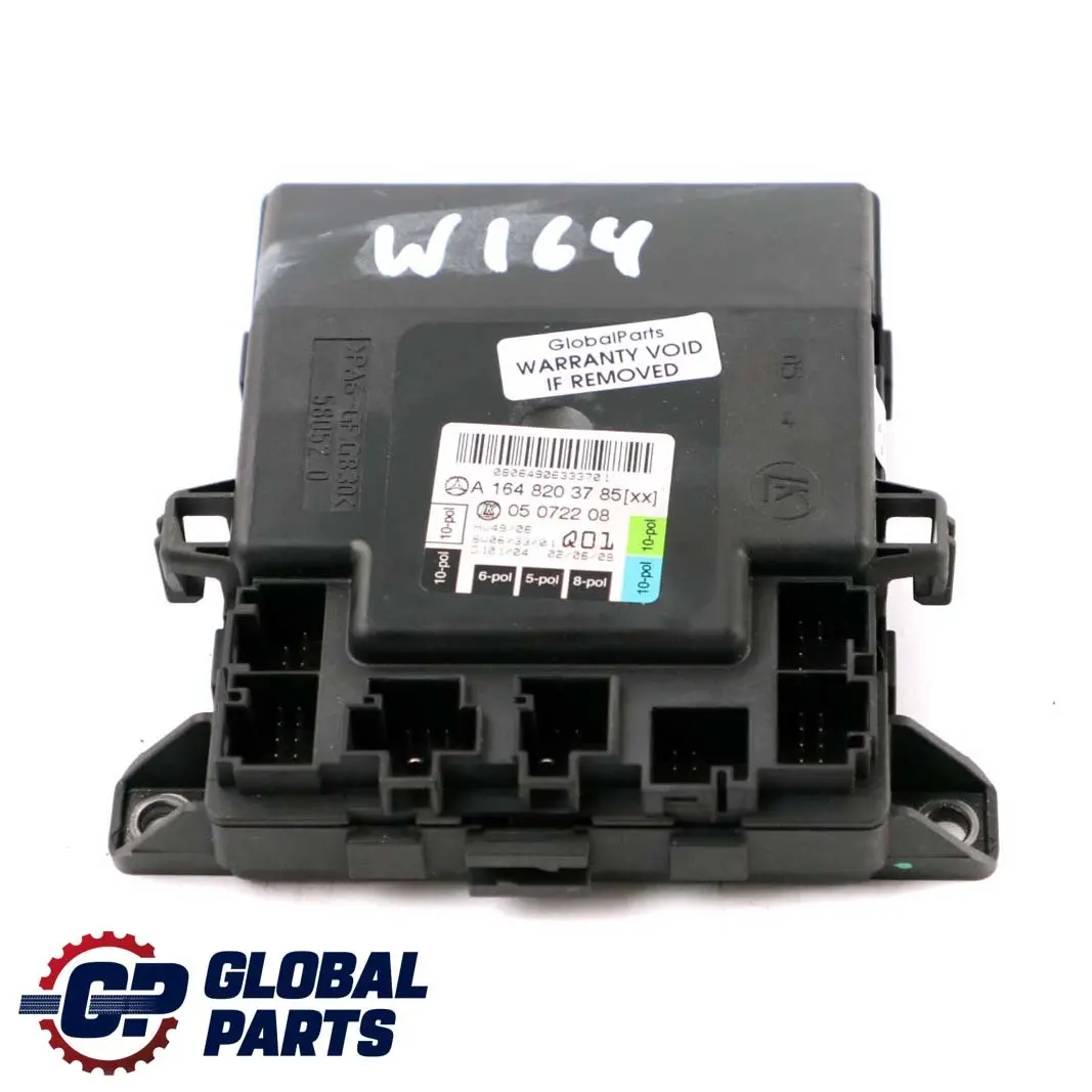 Mercedes ML W164 Front Left Control Unit Module Door - SKU A1648203785 - Part number A1648203785