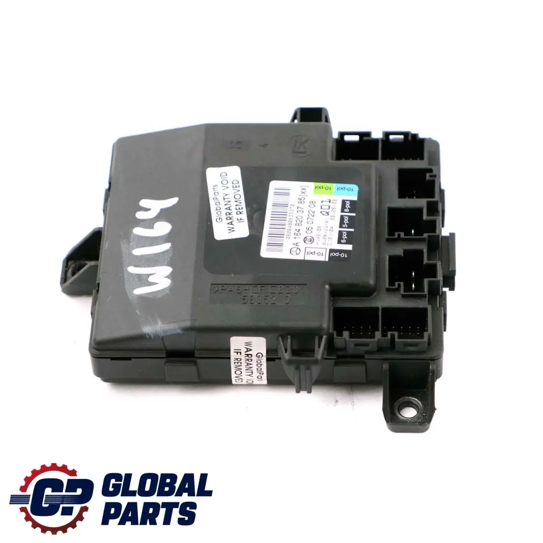 Vorne Links Steuergerät Modul Tür für Mercedes ML W164 mit Teilenummer A1648203785 Mercedes ML W164 Vorne Links Steuergerät Modul Tür - SKU A1648203785 - Teilenummer A1648203785