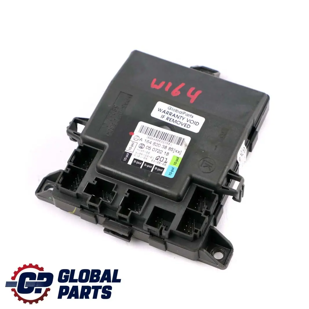 Mercedes ML W164 Módulo Unidad de Control Delantero Derecho Puerta - SKU A1648203885 - Número de pieza A1648203885