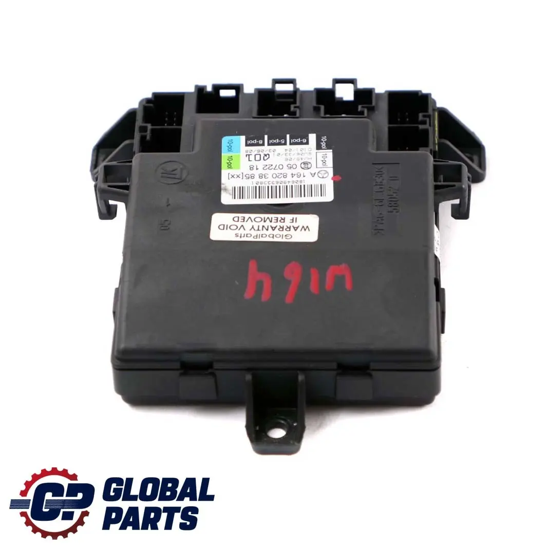 Modulo centralina anteriore destra porta per Mercedes ML W164 con numero di parte A1648203885 Mercedes ML W164 Modulo centralina anteriore destra porta - SKU A1648203885 - Numero di parte A1648203885