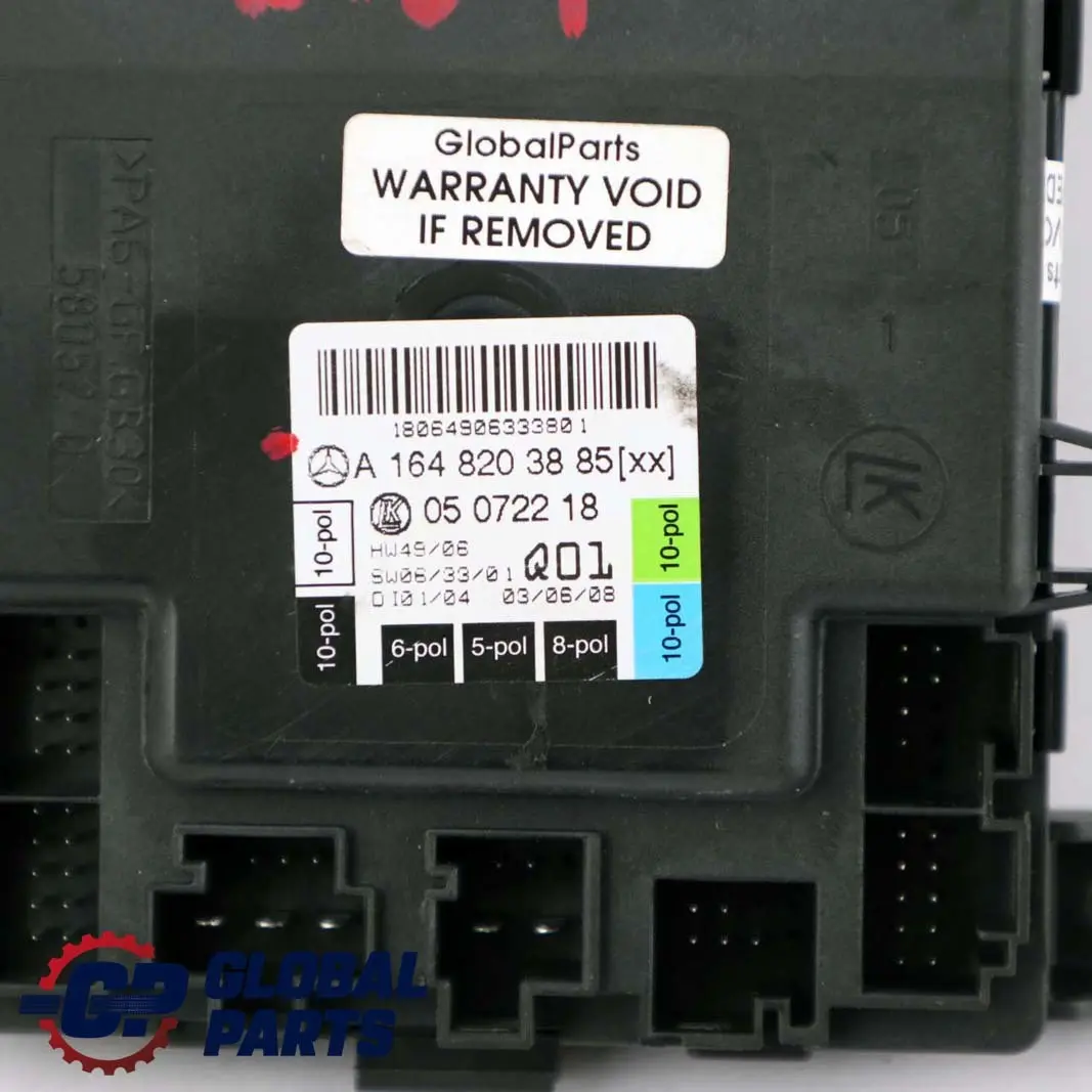 Mercedes ML W164 Porte module l'unité contrôle avant droite - SKU A1648203885 - Numéro de pièce A1648203885