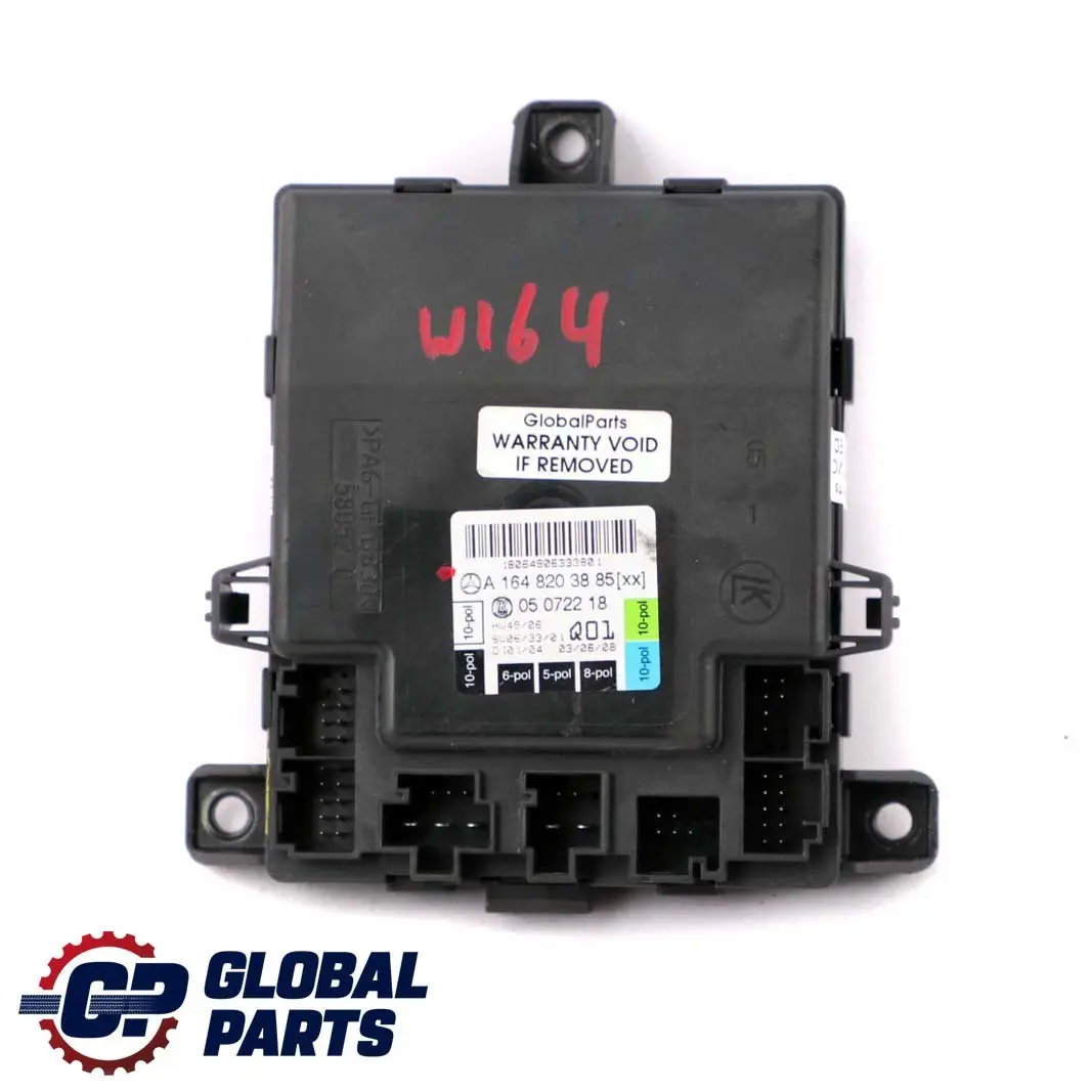Mercedes ML W164 Módulo Unidad de Control Delantero Derecho Puerta A1648203885
