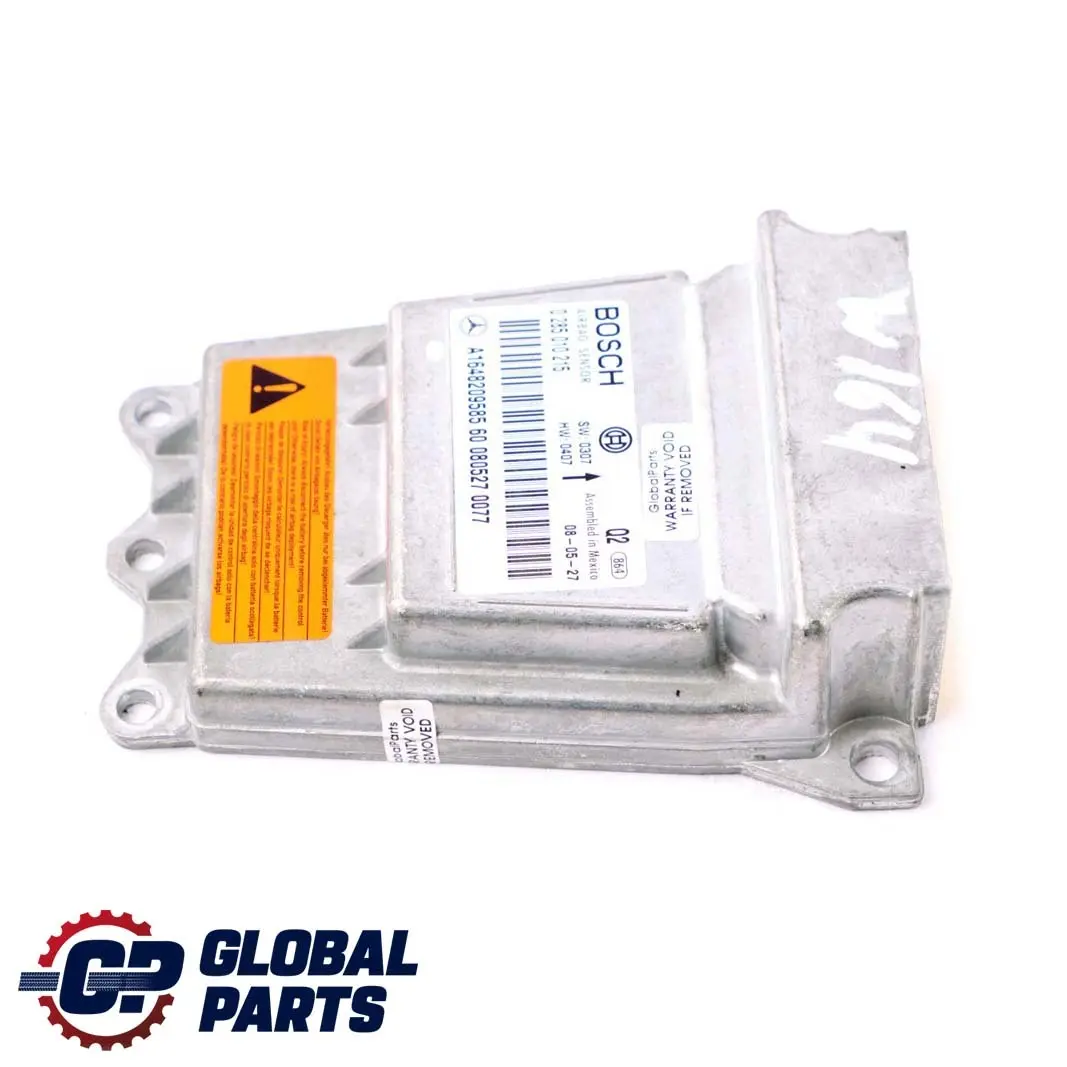 Mercedes ML W164 Moduł Sterownik Poduszki Powietrznej Airbag - SKU A1648209585 - Numer Części A1648209585