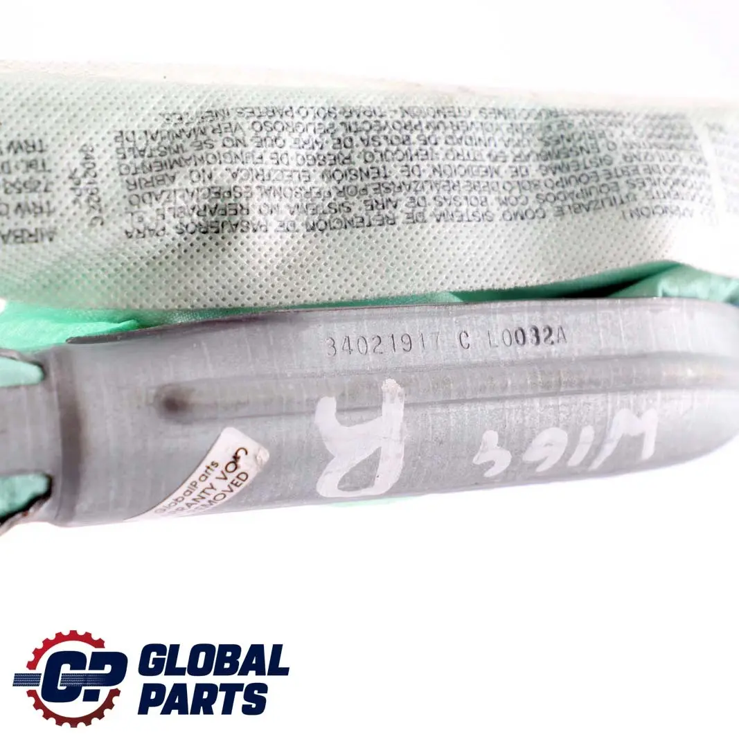  Mercedes-Benz Clase M ML W164 Airbag de techo cortina derecha - SKU A1648601202 - Número de pieza A1648601202