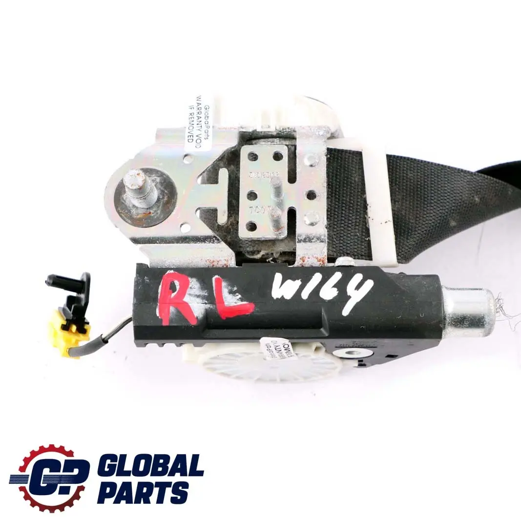 Mercedes ML W164 Ceinture Arrière Gauche Noire - SKU A1648601785 - Numéro de pièce A1648601785