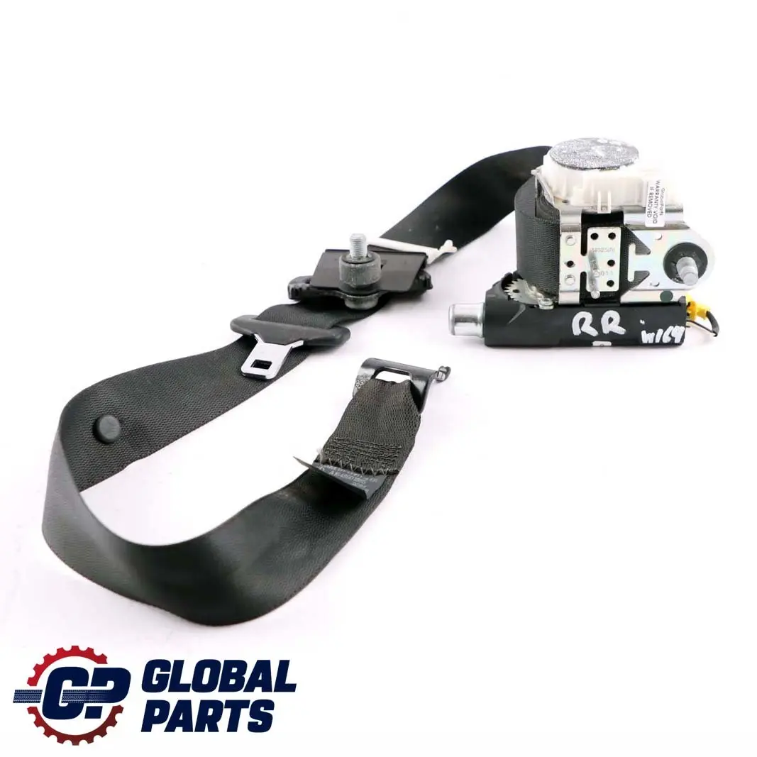 Right O/S Seat Belt Black to Mercedes ML W164 Rear with Part number A1648601885 Mercedes ML W164 Rear Right O/S Seat Belt Black - SKU A1648601885 - Part number A1648601885