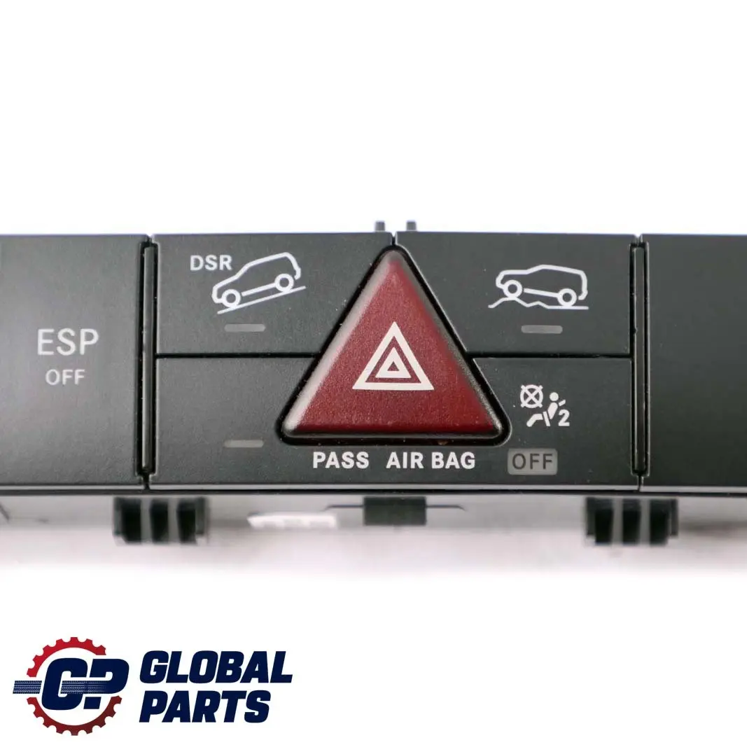 Center Hazard PDC ESP Control Switch Panel to Mercedes ML W164 with Part number A1648709810 Mercedes ML W164 Center Hazard PDC ESP Control Switch Panel - SKU A1648709810 - Part number A1648709810
