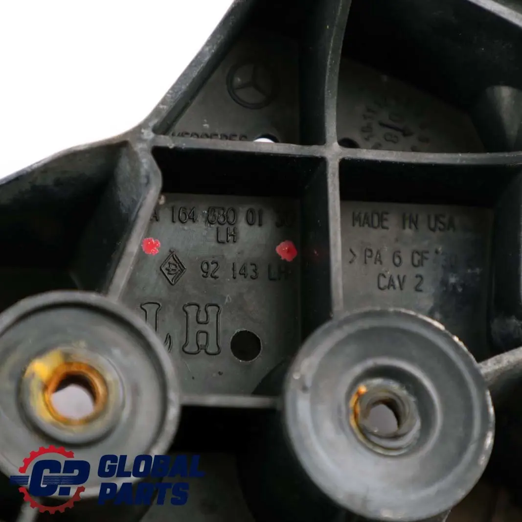 Mercedes-Benz ML W164 GL X164 Rear Bumper Left N/S Bracket Mount to with Part number A1648800130 Mercedes-Benz ML W164 GL X164 Rear Bumper Left N/S Bracket Mount - SKU A1648800130 - Part number A1648800130