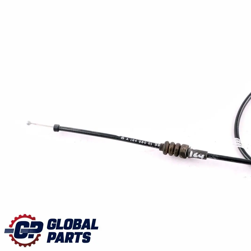 Bonnet Hood Lock Release Cable Linkage to Mercedes W164 Engine with Part number A1648800159 Mercedes W164 Engine Bonnet Hood Lock Release Cable Linkage - SKU A1648800159 - Part number A1648800159