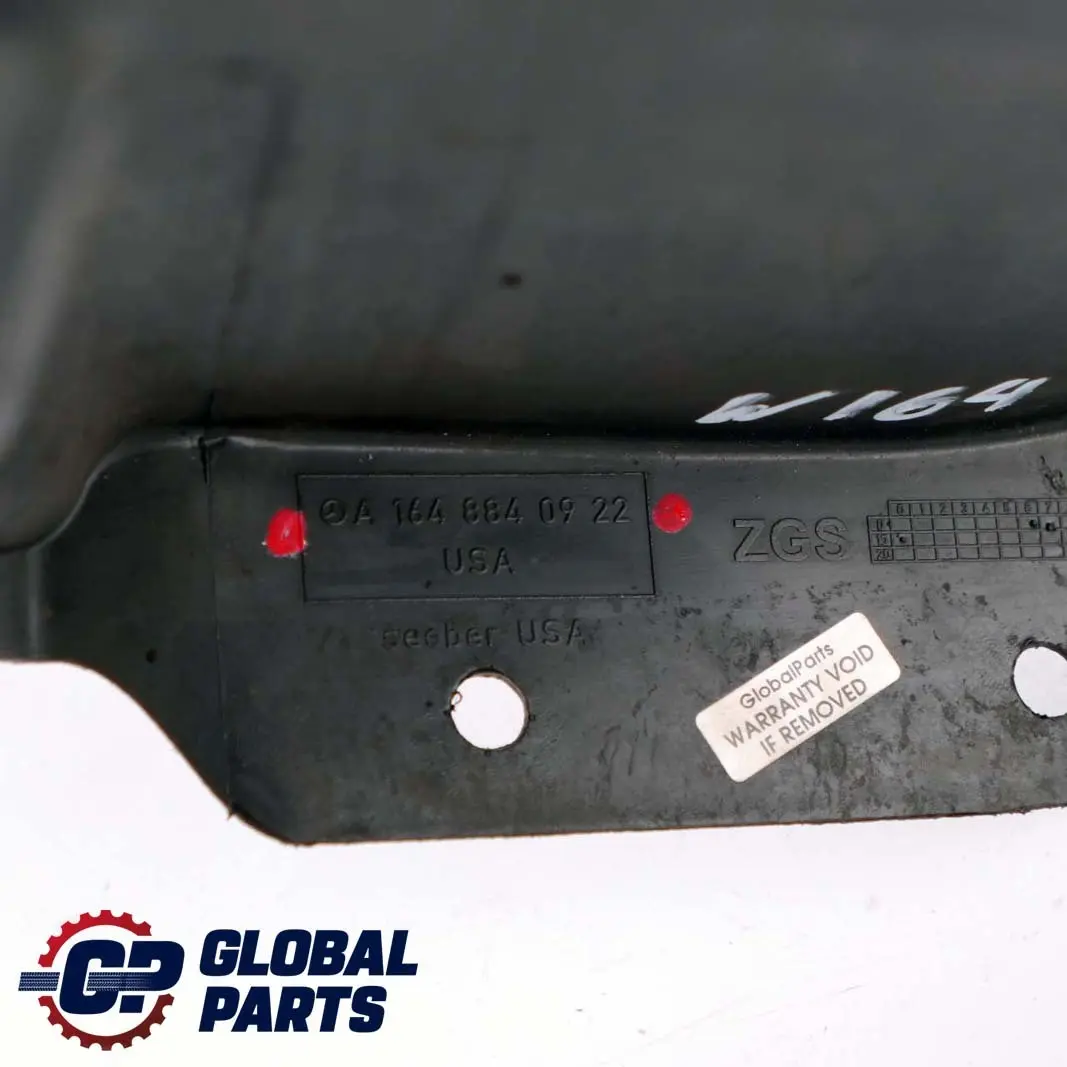  Mercedes-Benz M-Class ML W164 Front Left N/S Wheel Arch Trim Rear Section Panel - SKU A1648840922 - Part number A1648840922