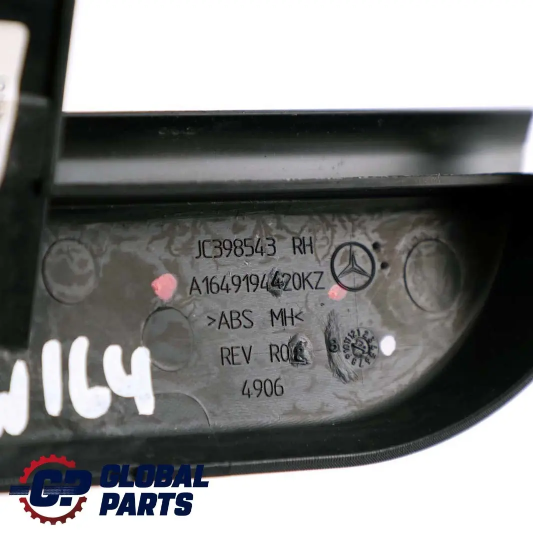 Mercedes-Benz M-Class ML W164 Front Right Seat O/S Trim Panel Cover to with Part number A1649194420 Mercedes-Benz M-Class ML W164 Front Right Seat O/S Trim Panel Cover - SKU A1649194420 - Part number A1649194420
