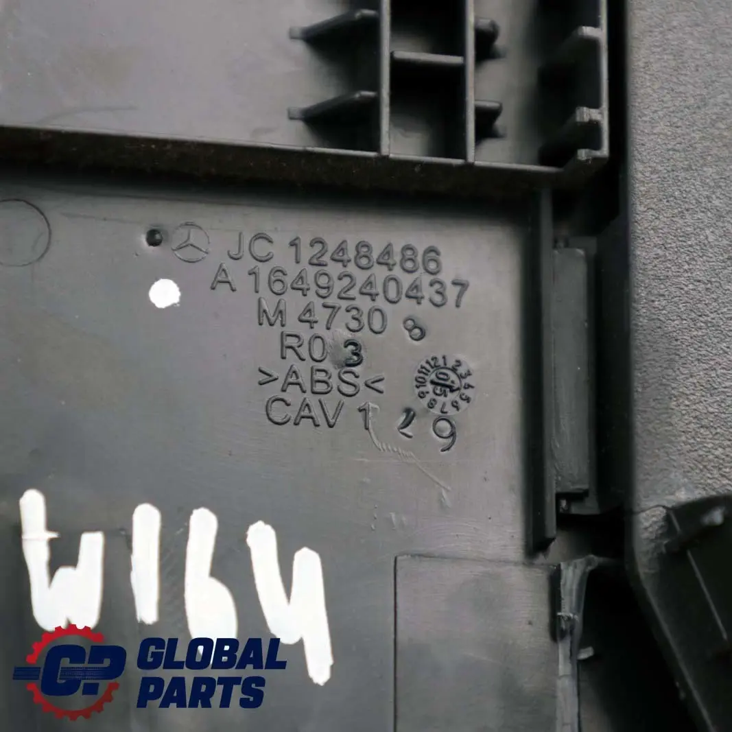 Mercedes-Benz M-Class ML W164 Trim Cover Panel Black to with Part number A1649240437 Mercedes-Benz M-Class ML W164 Trim Cover Panel Black - SKU A1649240437 - Part number A1649240437