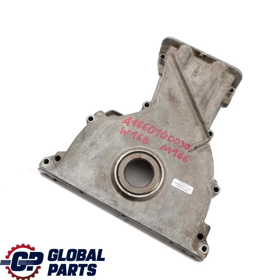 Mercedes-Benz A W168 M166 Petrol Engine Timing Case Housing Cover to with Part number A1660100533 Mercedes-Benz A W168 M166 Petrol Engine Timing Case Housing Cover - SKU A1660100533 - Part number A1660100533
