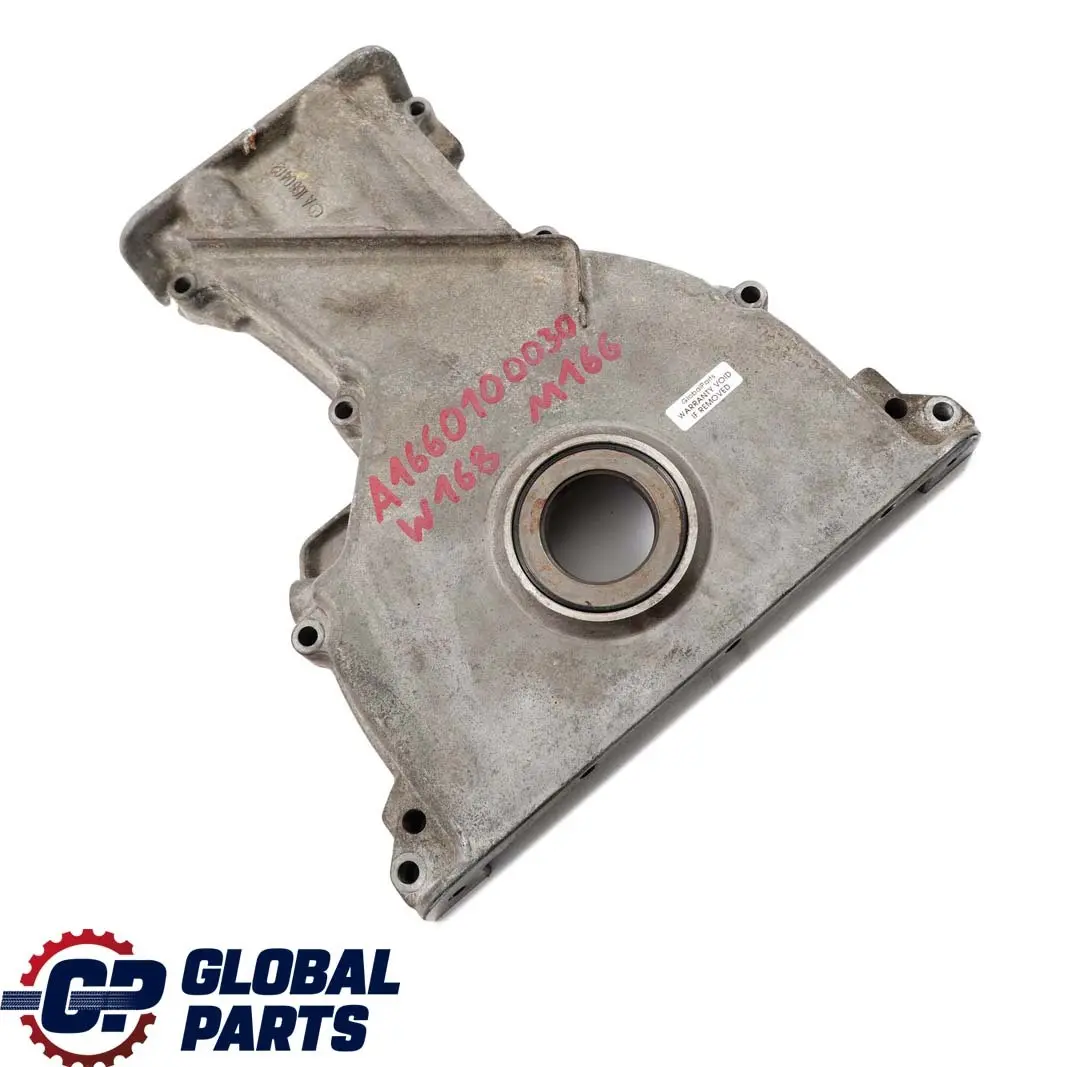 Mercedes-Benz A-Klasse W168 M166 Benzin Motor Gehäuse Stirndeckel für mit Teilenummer A1660100533 Mercedes-Benz A-Klasse W168 M166 Benzin Motor Gehäuse Stirndeckel - SKU A1660100533 - Teilenummer A1660100533