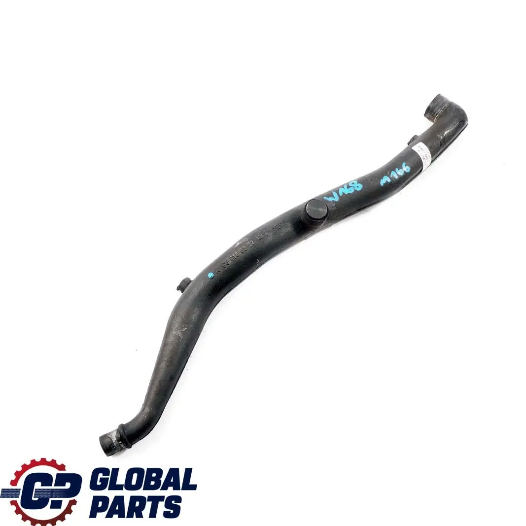 Mercedes-Benz A-Class W168 M166 Engine Crankcase Breather Pipe Hose to with Part number A1660180982 Mercedes-Benz A-Class W168 M166 Engine Crankcase Breather Pipe Hose - SKU A1660180982 - Part number A1660180982