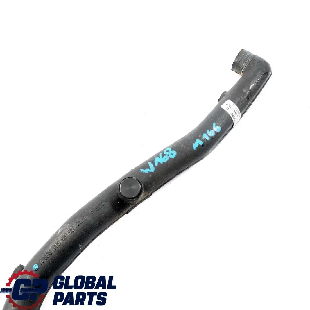 M166 Motor Manguera del tubo respiradero del carter para Mercedes W168 con número de pieza A1660180982 Mercedes W168 M166 Motor Manguera del tubo respiradero del carter - SKU A1660180982 - Número de pieza A1660180982