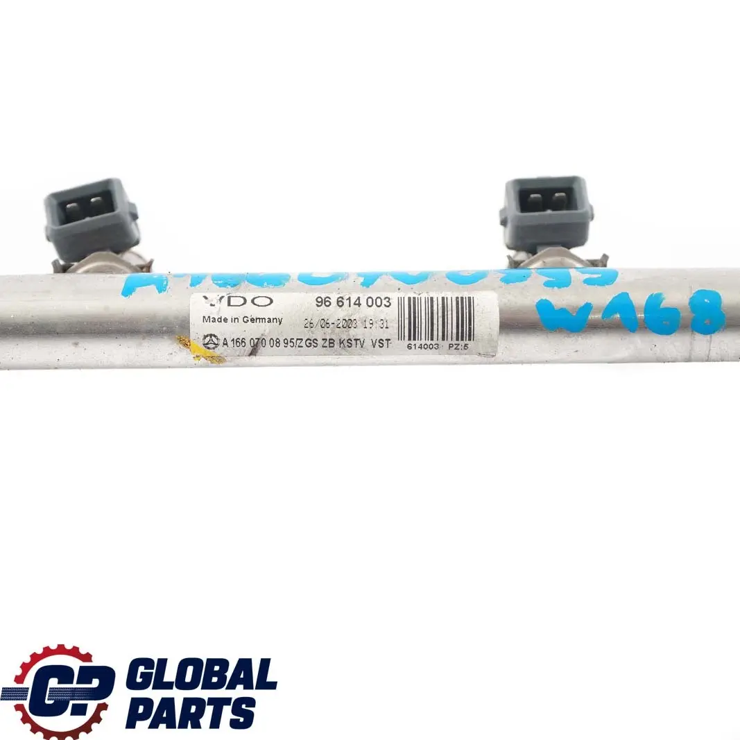 Kraftstoffverteiler Injektion für Mercedes W168 mit Teilenummer A1660700995 Mercedes W168 Kraftstoffverteiler Injektion - SKU A1660700995 - Teilenummer A1660700995