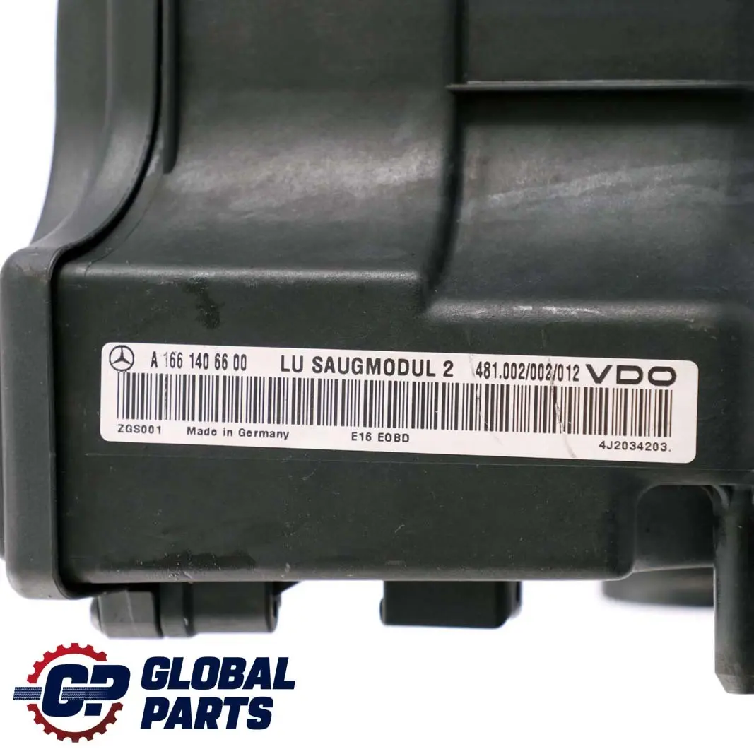  Mercedes-Benz Classe M W168 W166 Boitier de Filtre A Air - SKU A1660940001 - Numéro de pièce A1660940001