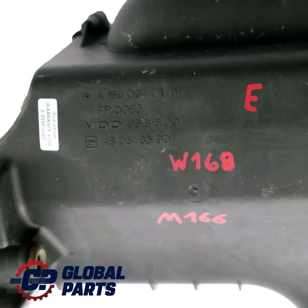 Mercedes-Benz W168 M166 Boitier de Filtre A Air pour à propos du numéro de pièce A1660940101 Mercedes-Benz W168 M166 Boitier de Filtre A Air - SKU A1660940101 - Numéro de pièce A1660940101