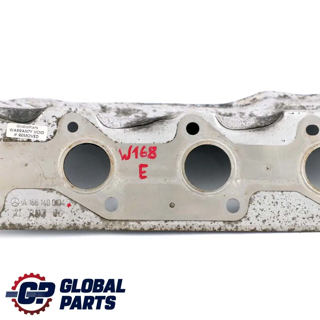 Mercedes-Benz A W168 Vaneo W414 M166 Petrol Exhaust Manifold Plate to with Part number A1661400134 Mercedes-Benz A W168 Vaneo W414 M166 Petrol Exhaust Manifold Plate - SKU A1661400134 - Part number A1661400134