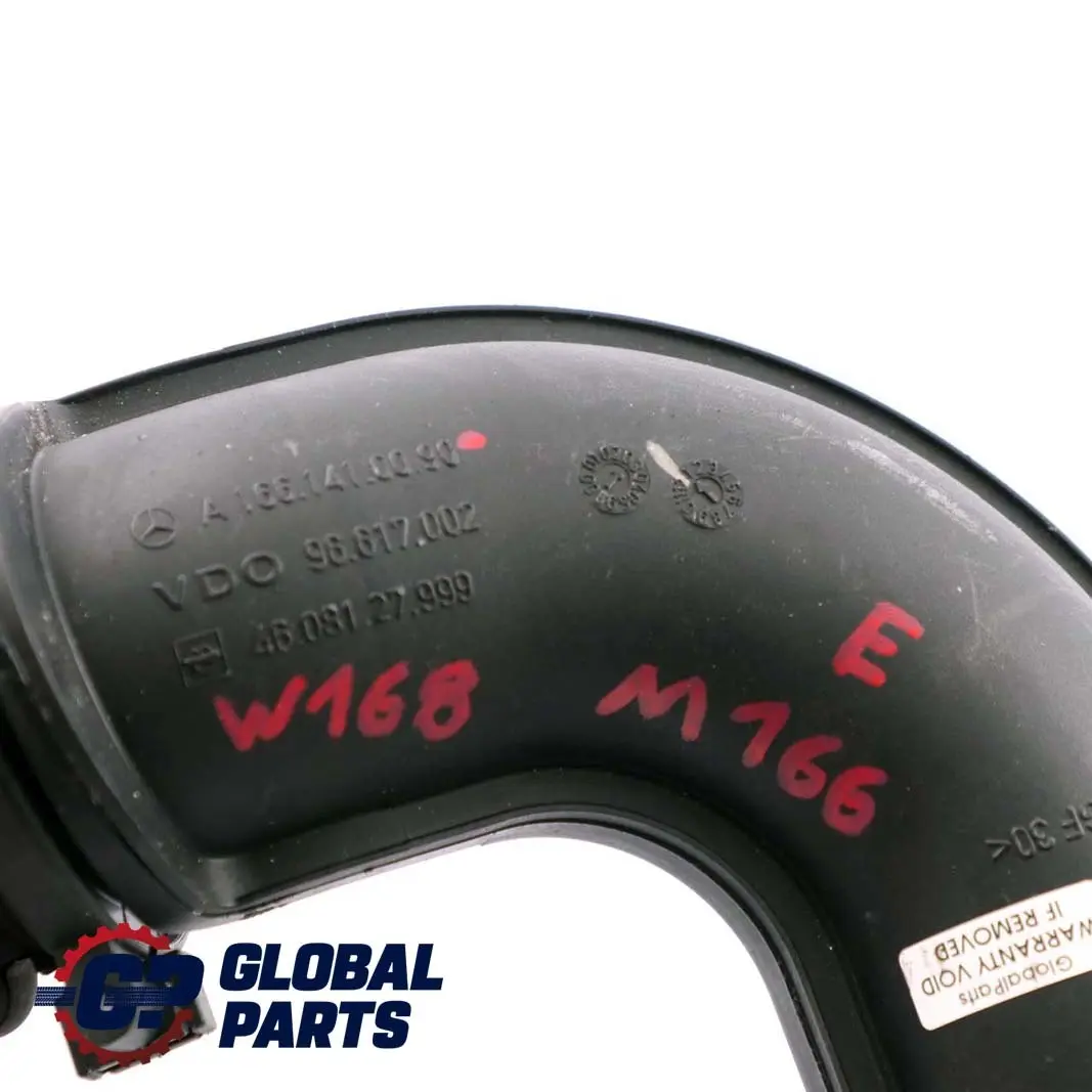 Benz A Class W168 M166 A140 Air Intake Pipe Hose Duct to Mercedes with Part number A1661410090 Mercedes Benz A Class W168 M166 A140 Air Intake Pipe Hose Duct - SKU A1661410090 - Part number A1661410090