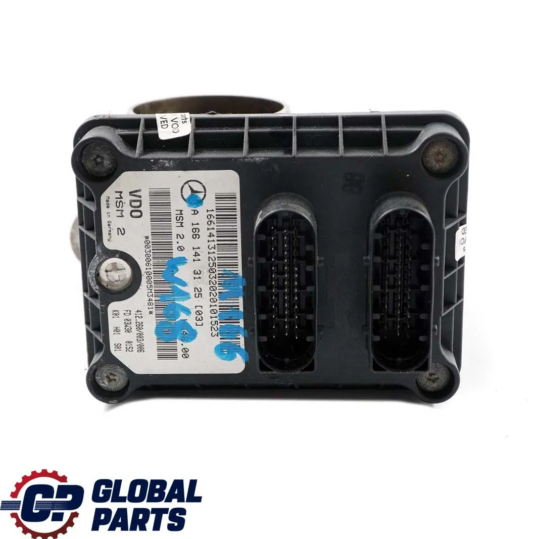  Mercedes-Benz W168 M166 Petrol Throttle Body - SKU A1661413125 - Part number A1661413125
