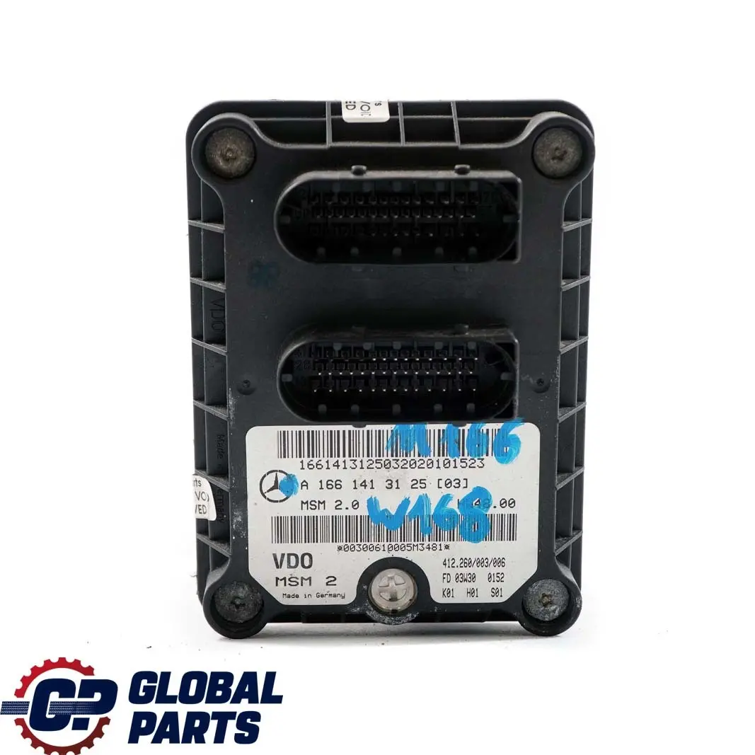  Mercedes-Benz W168 M166 Corpo Farfallato Benzina - SKU A1661413125 - Numero di parte A1661413125