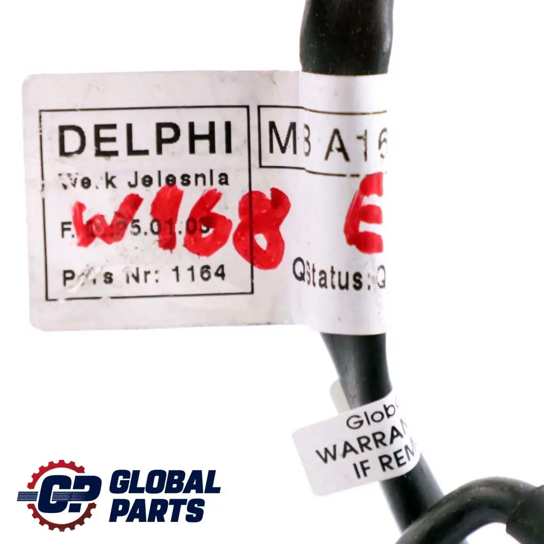 Clase A W168 Cable Arranque Linea Negativo Bateria para Mercedes con número de pieza A1661500333 Mercedes Clase A W168 Cable Arranque Linea Negativo Bateria - SKU A1661500333 - Número de pieza A1661500333