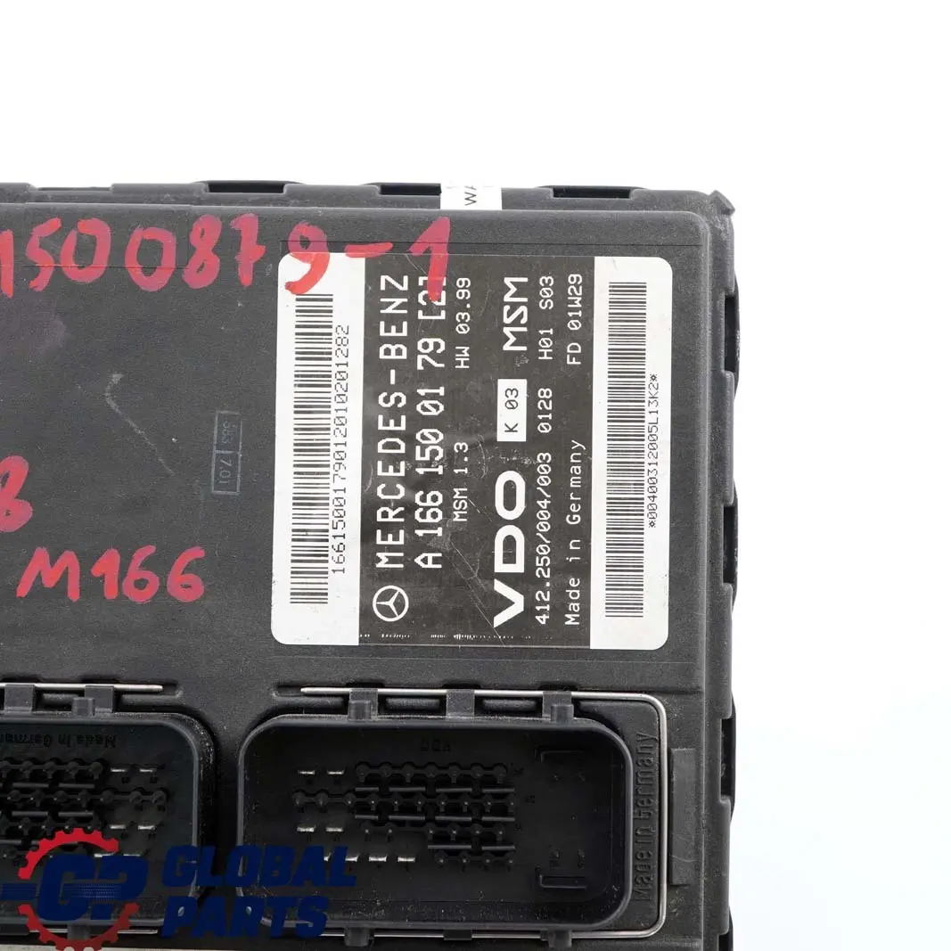  Mercedes-Benz A-Class W168 M166 Air Intake Mass Meter Control Unit ECU - SKU A1661500879-1 - Part number A1661500879
