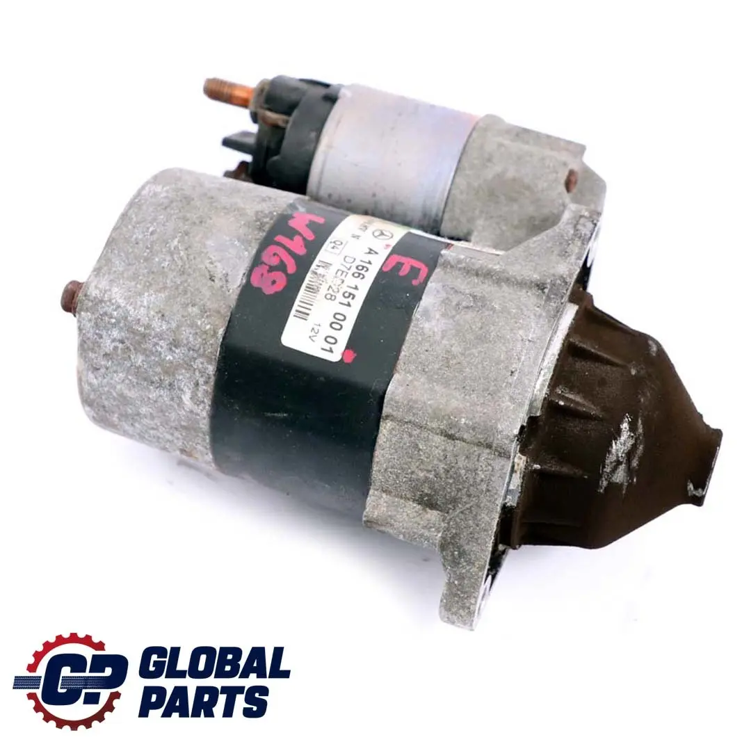 Mercedes-Benz A-Class W168 Petrol Engine Speed Starter Motor to with Part number A1661510001 Mercedes-Benz A-Class W168 Petrol Engine Speed Starter Motor - SKU A1661510001 - Part number A1661510001
