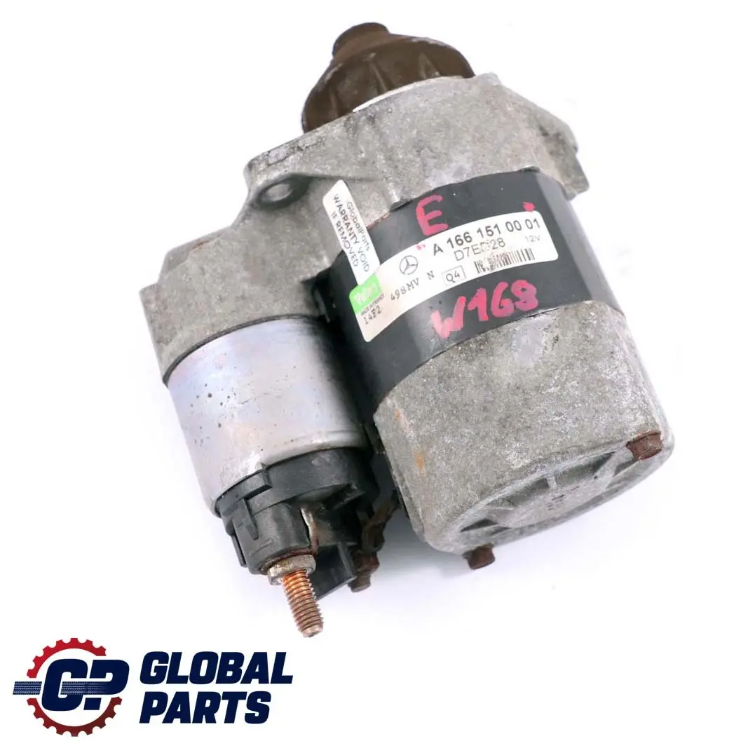  Mercedes-Benz A-Class W168 Petrol Engine Speed Starter Motor - SKU A1661510001 - Part number A1661510001