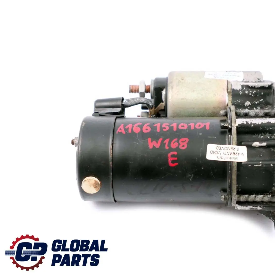 Mercedes-Benz A W168 190 210 Vaneo W414 Petrol Engine Starter Motor to with Part number A1661510101 Mercedes-Benz A W168 190 210 Vaneo W414 Petrol Engine Starter Motor - SKU A1661510101 - Part number A1661510101