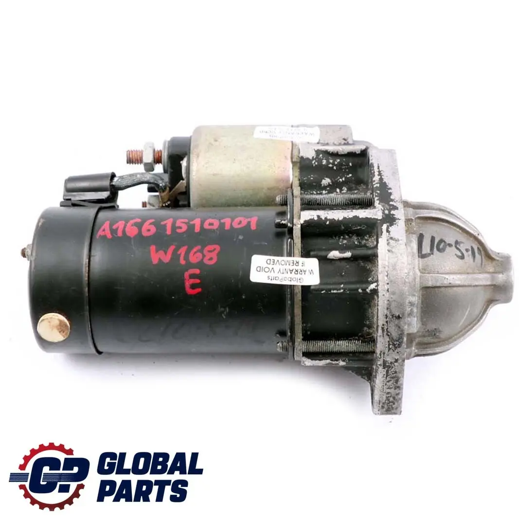 Mercedes-Benz A W168 190 210 Vaneo W414 Petrol Engine Starter Motor to with Part number A1661510101 Mercedes-Benz A W168 190 210 Vaneo W414 Petrol Engine Starter Motor - SKU A1661510101 - Part number A1661510101
