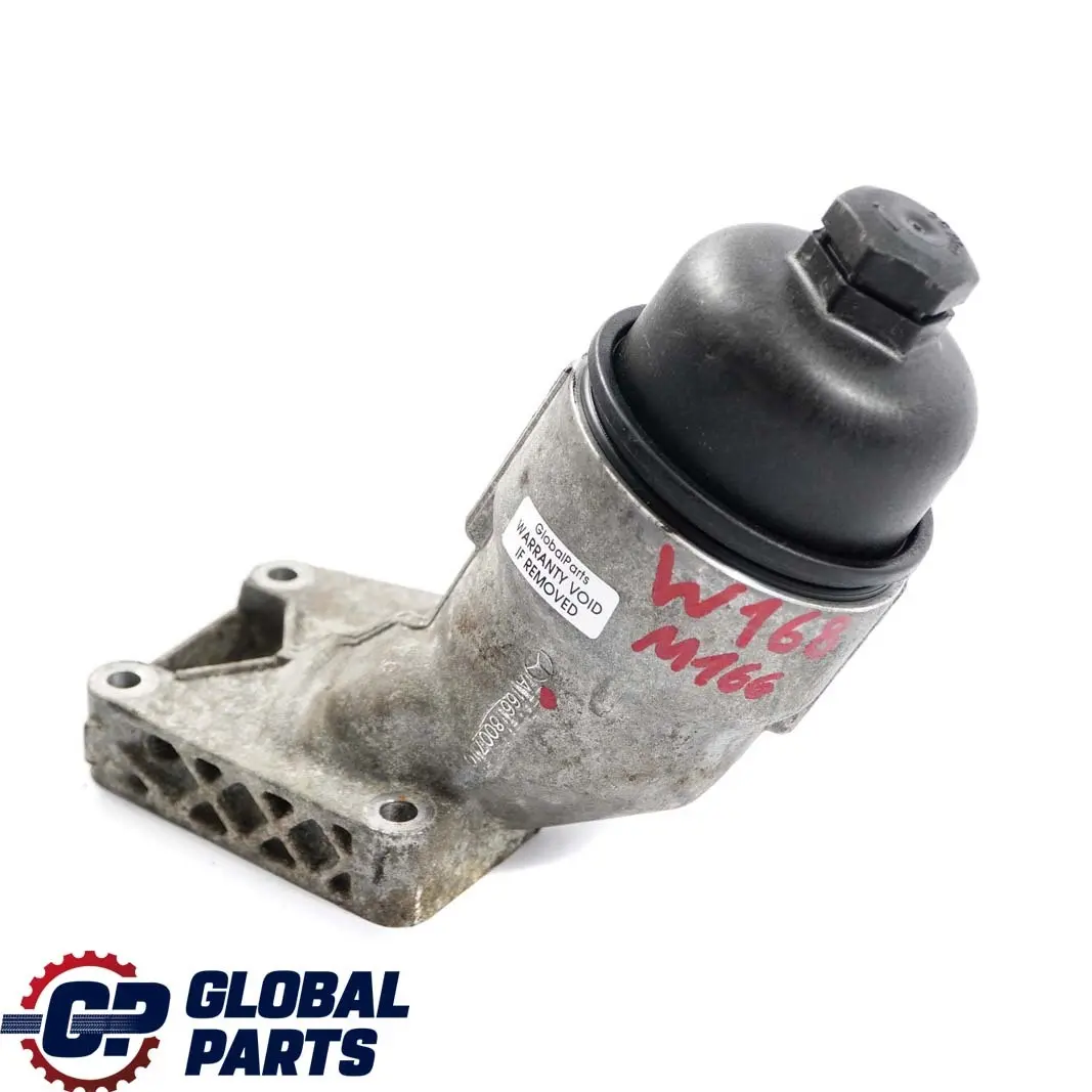 Mercedes-Benz W168 W414 Petrol M166 Engine Oil Filter Housing to with Part number A1661800710 Mercedes-Benz W168 W414 Petrol M166 Engine Oil Filter Housing - SKU A1661800710 - Part number A1661800710