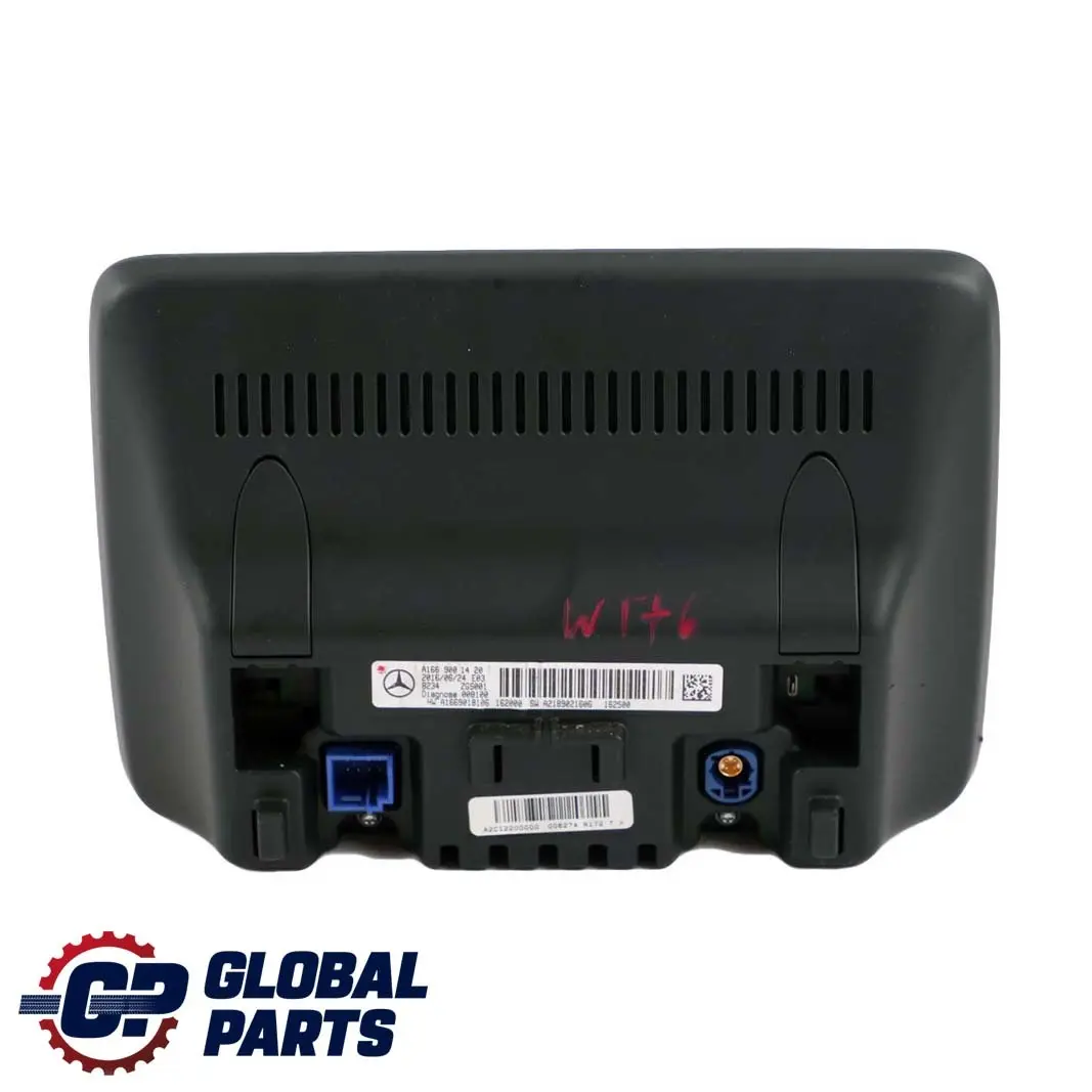  Display Screen Mercedes CLA C117 ML W166 Head Unit Sat Navigation - SKU A1669001420 - Part number A1669001420