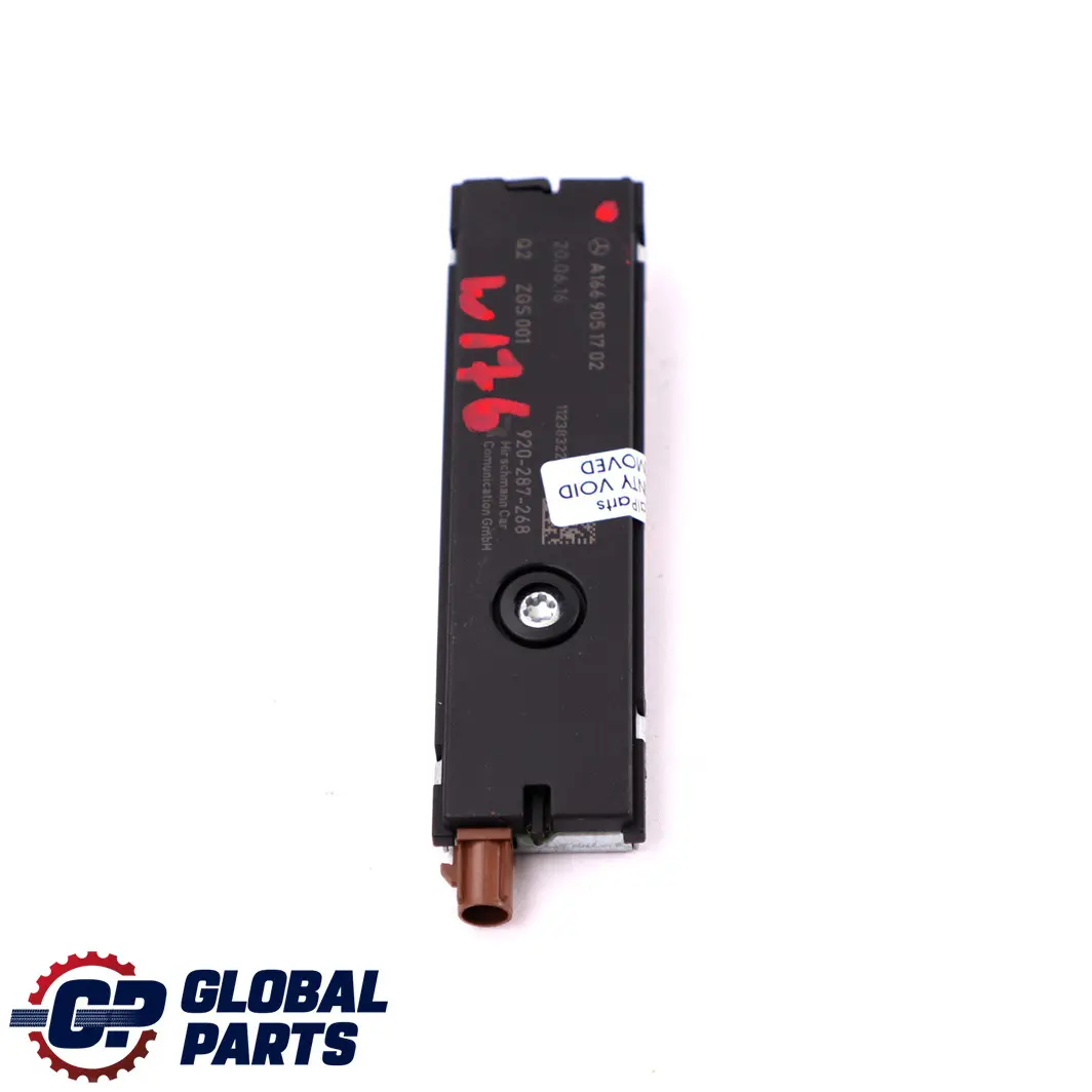 Antena Amplificador Unidad para Mercedes W166 W176 W205 con número de pieza A1669051702 Mercedes W166 W176 W205 Antena Amplificador Unidad - SKU A1669051702 - Número de pieza A1669051702