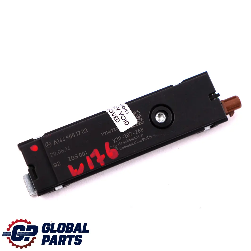 Mercedes-Benz A C M W166 W176 W205 Aerial Antenna Amplifier Unit to with Part number A1669051702 Mercedes-Benz A C M W166 W176 W205 Aerial Antenna Amplifier Unit - SKU A1669051702 - Part number A1669051702