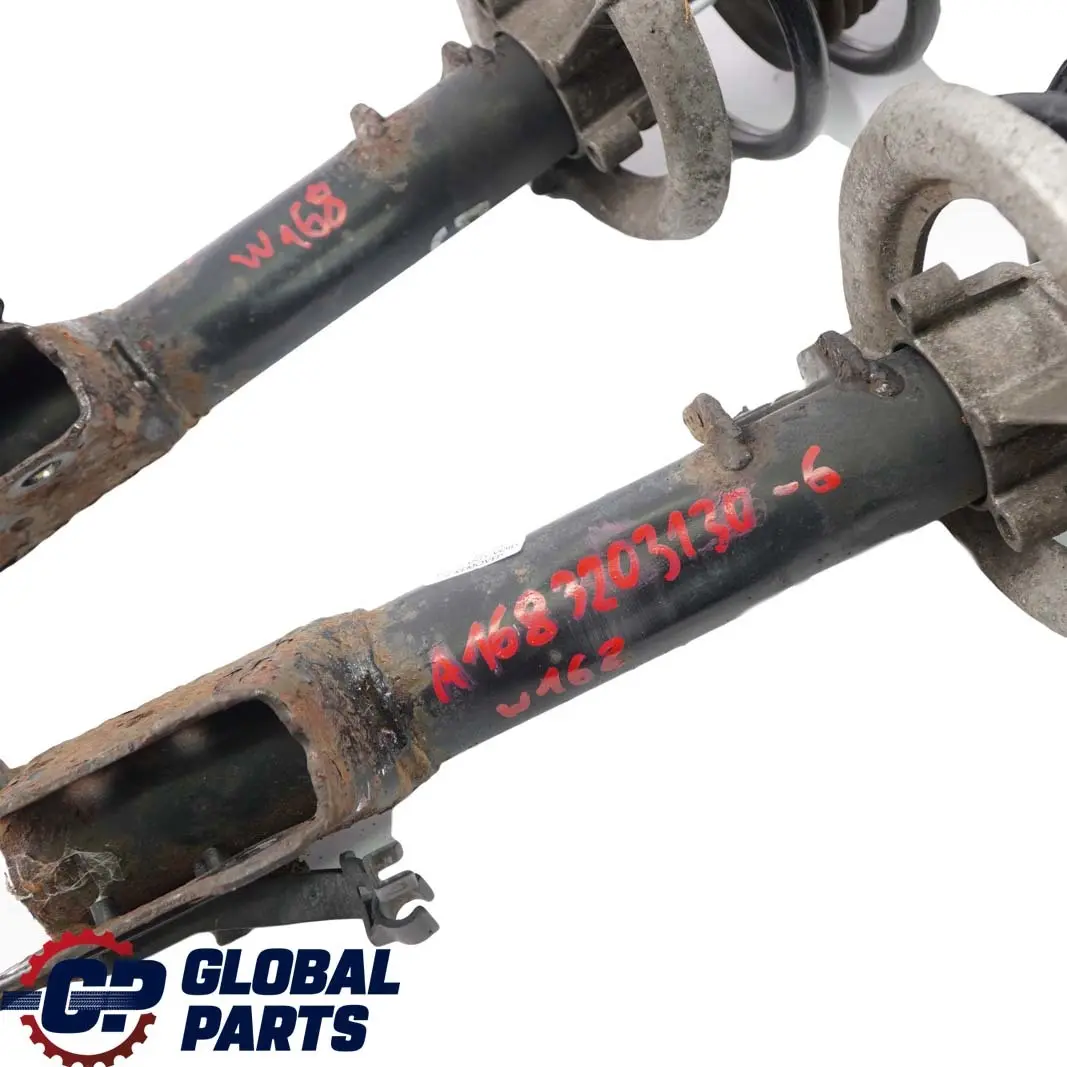Mercedes-Benz A W168 Front Left Right N/O/S Shock Absorber Spring Strut Set to with Part number A1683203130 Mercedes-Benz A W168 Front Left Right N/O/S Shock Absorber Spring Strut Set - SKU A1683203130-6 - Part number A1683203130