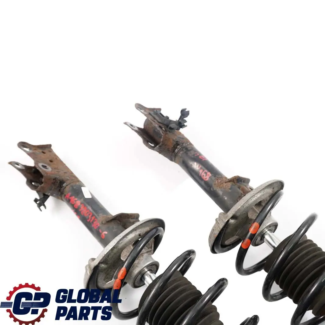 Mercedes-Benz A W168 Front Left Right N/O/S Shock Absorber Spring Strut Set to with Part number A1683203130 Mercedes-Benz A W168 Front Left Right N/O/S Shock Absorber Spring Strut Set - SKU A1683203130-6 - Part number A1683203130