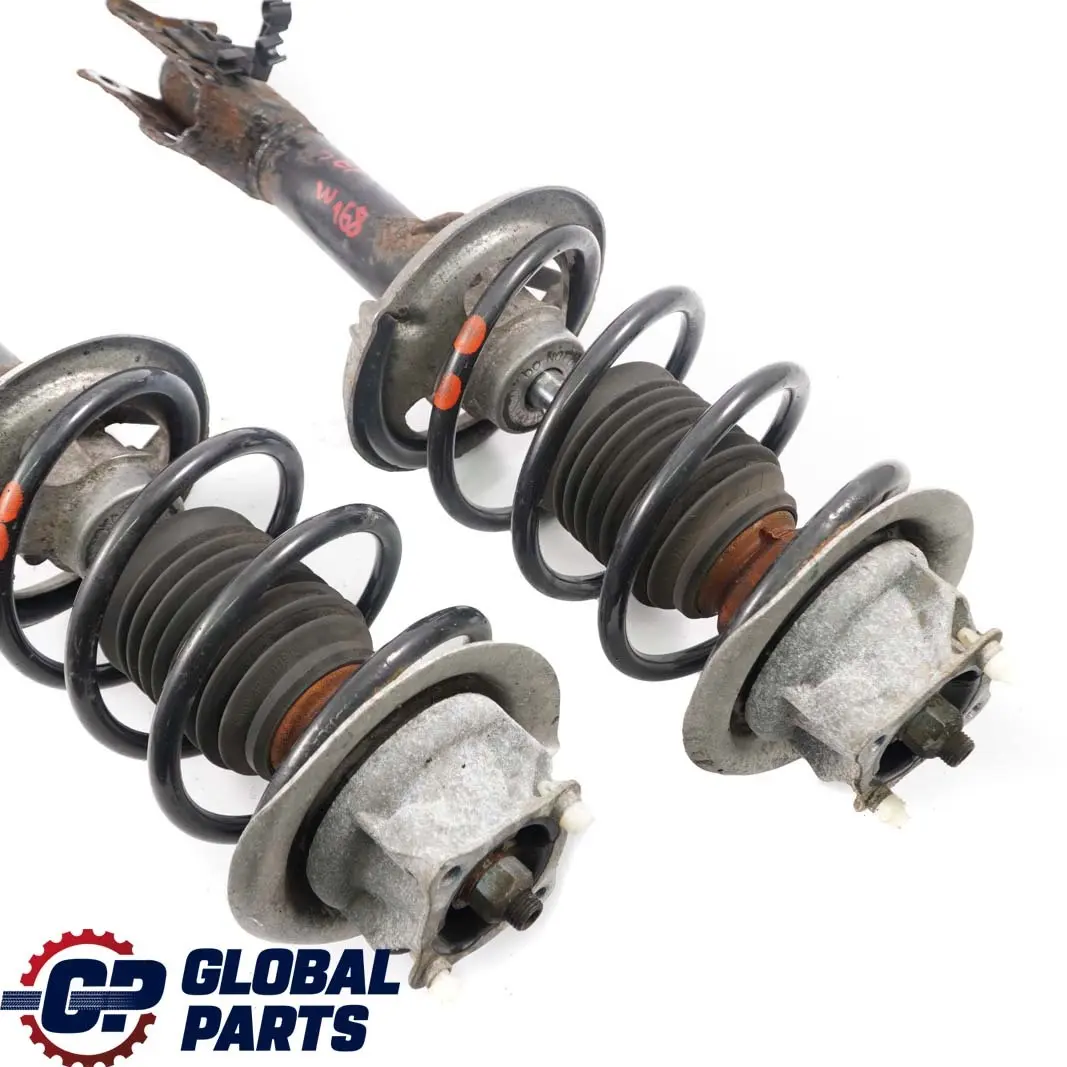 Mercedes-Benz A W168 Front Left Right N/O/S Shock Absorber Spring Strut Set to with Part number A1683203130 Mercedes-Benz A W168 Front Left Right N/O/S Shock Absorber Spring Strut Set - SKU A1683203130-6 - Part number A1683203130