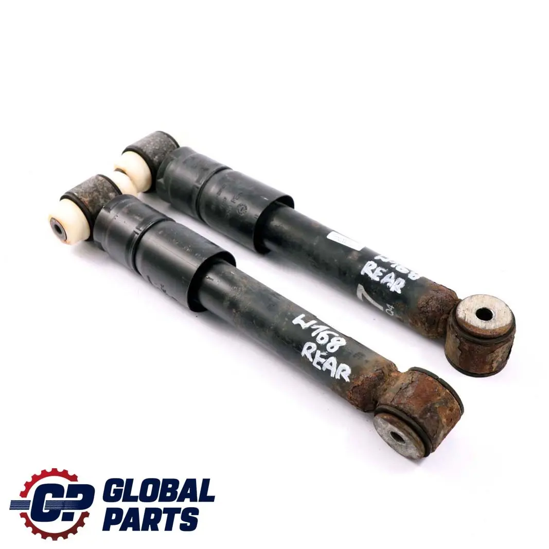 Set ammortizzatore posteriore sinistro destro primavera puntone per Mercedes W168 con numero di parte A1683261500 Mercedes W168 Set ammortizzatore posteriore sinistro destro primavera puntone - SKU A1683261500-1 - Numero di parte A1683261500