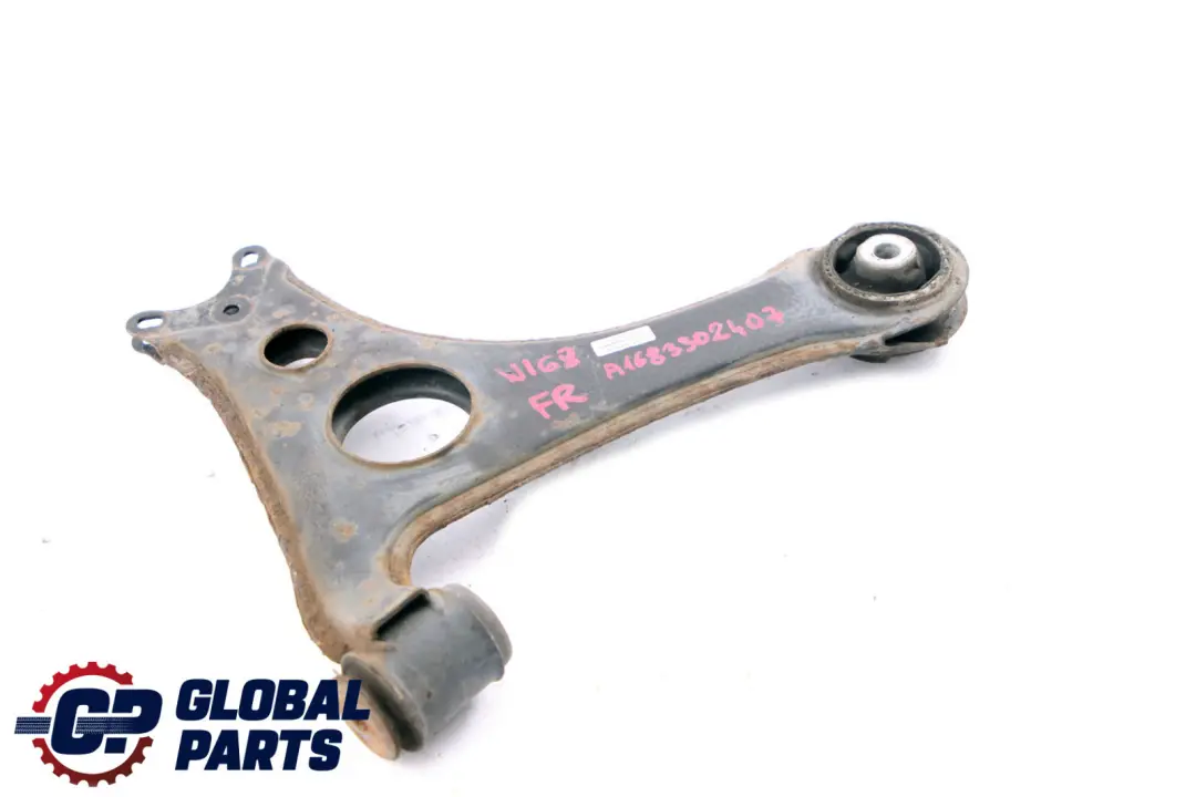 Class W168 Front Right Wheel O/S Suspension Control Arm to Mercedes A with Part number A1683302407 Mercedes A Class W168 Front Right Wheel O/S Suspension Control Arm - SKU A1683302407 - Part number A1683302407