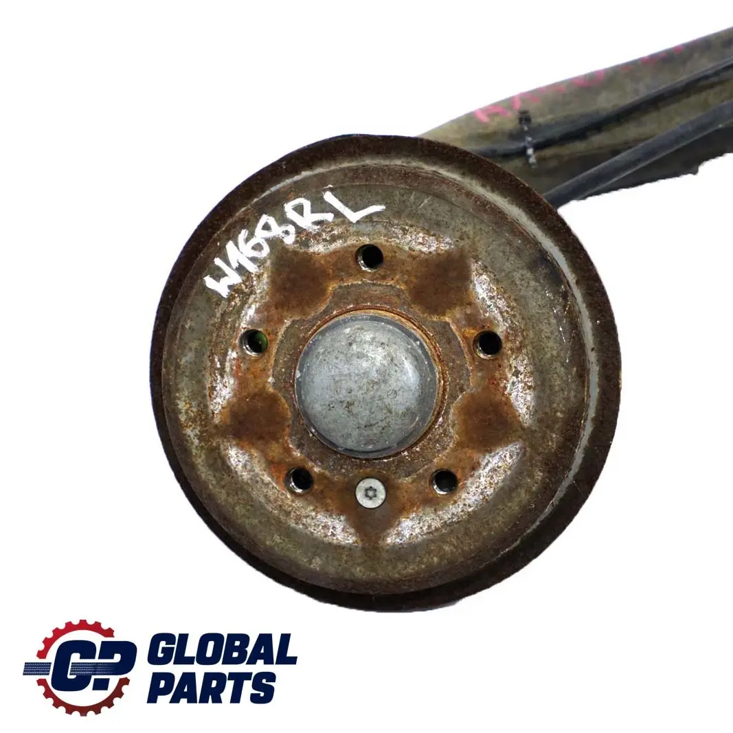 Left N/S Suspension Leg Radius Arm Wheel Hub to Mercedes W168 Rear with Part number A1683503306 Mercedes W168 Rear Left N/S Suspension Leg Radius Arm Wheel Hub - SKU A1683503306 - Part number A1683503306