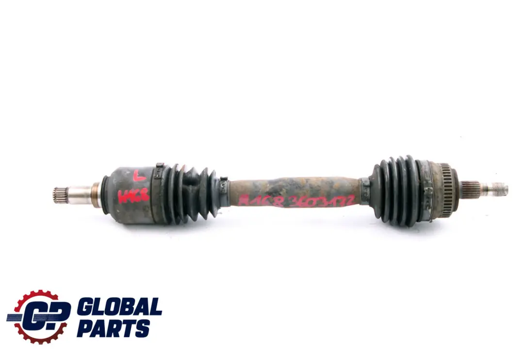 Class W168 Front Left N/S Axle Drive Half Shaft to Mercedes A with Part number A1683603172 Mercedes A Class W168 Front Left N/S Axle Drive Half Shaft - SKU A1683603172 - Part number A1683603172