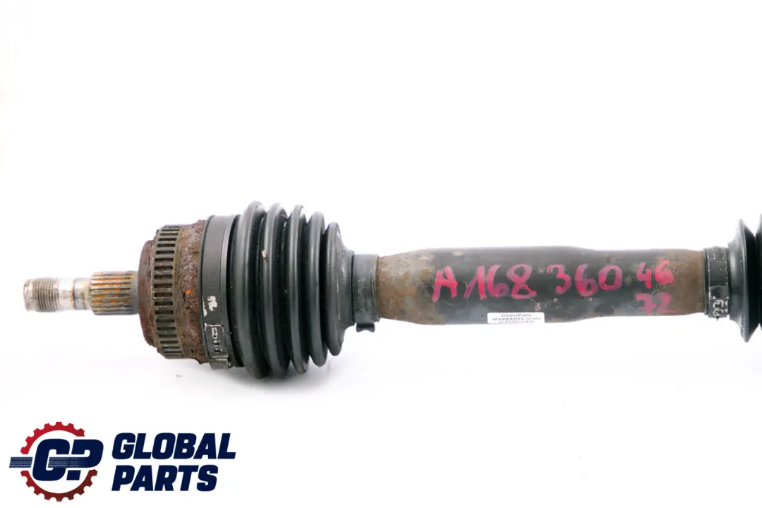 Mercedes-Benz W168 Arbre de Transmission avant Droite pour à propos du numéro de pièce A1683604672 Mercedes-Benz W168 Arbre de Transmission avant Droite - SKU A1683604672 - Numéro de pièce A1683604672