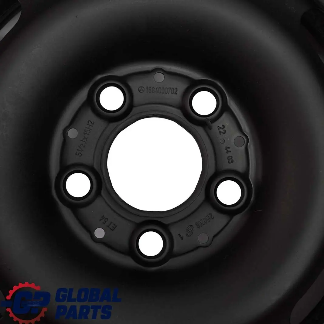  Mercedes-Benz A-Klasse W168 Stahl Felgen Stahlfelgen 15" 5,5J ET:54 - SKU A1684000702-3 - Teilenummer A1684000702