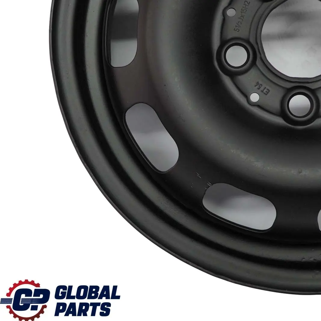 Mercedes-Benz A-Class W168 Black Steel Rim Wheel 15" 5,5J ET:54 to with Part number A1684000702 Mercedes-Benz A-Class W168 Black Steel Rim Wheel 15" 5,5J ET:54 - SKU A1684000702-3 - Part number A1684000702