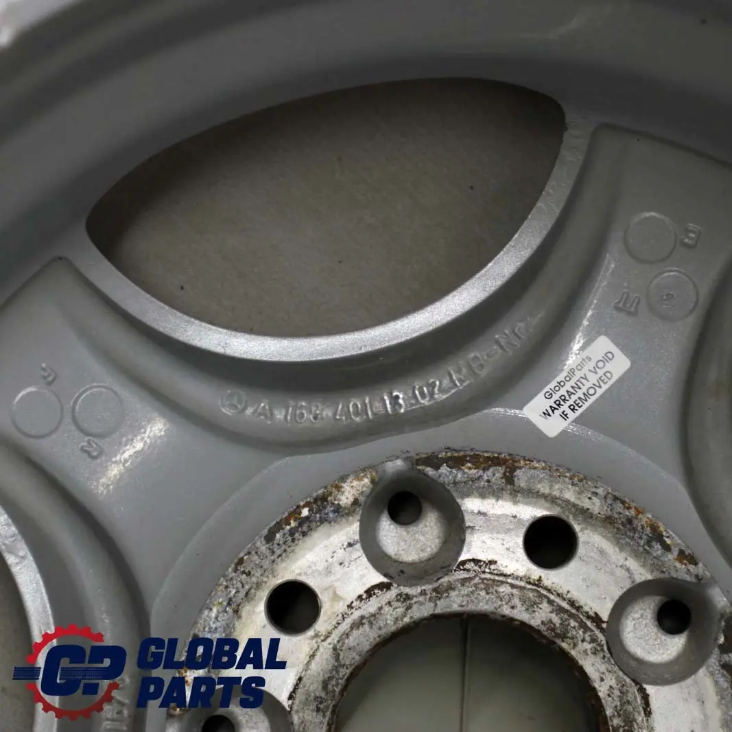 Mercedes-Benz A-Class W168 Silver Alloy Wheel Rim 15" ET:54 5,5J  - SKU A1684011302-1 - Part number A1684011302